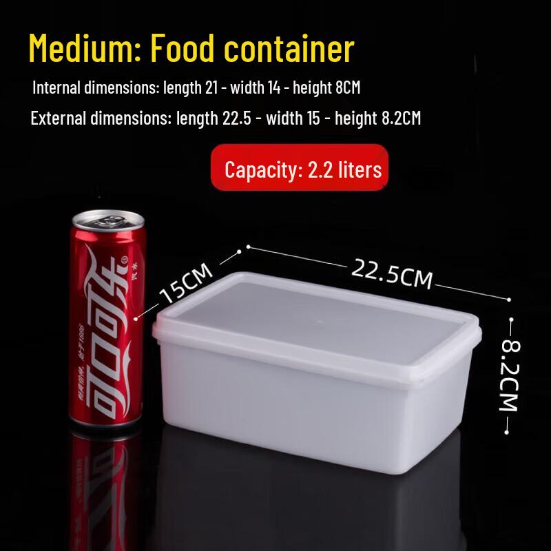 Huihuang Rectangular Plastic Food Storage Container with Lid