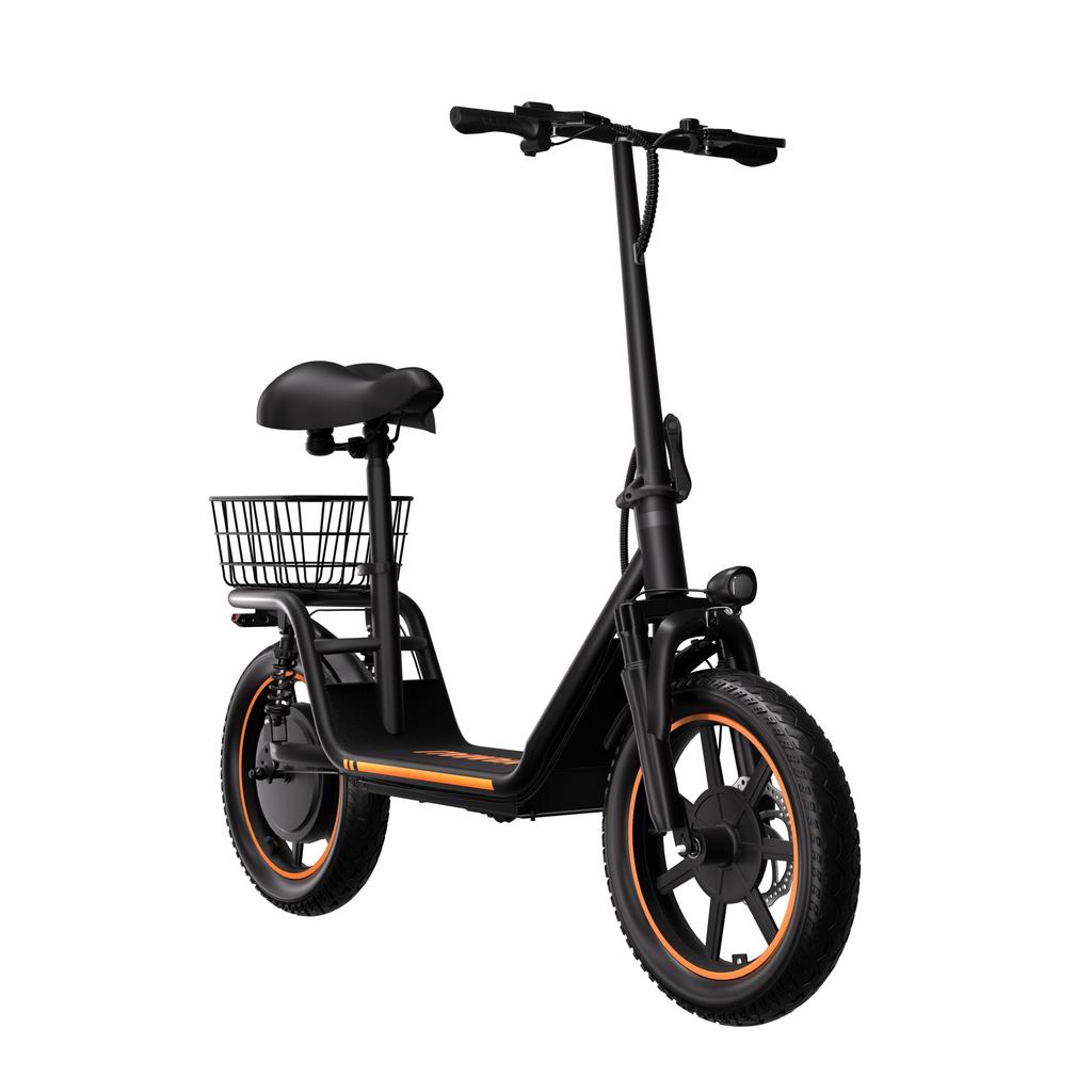 YAMALI X14 City Electric Scooter With Rear Frame 350W Motor 36V16AH Battery 14 Inch Multi Terrain Tires Outdoor Riding E-Scooter For Adult