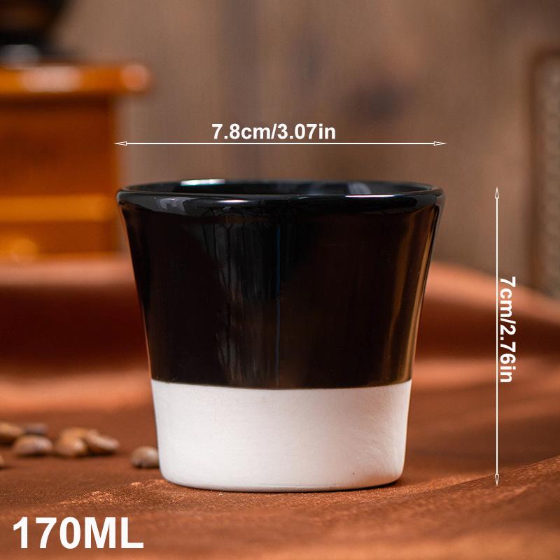 1PC Teetasse Handgehaltene Keramik Espressotasse Tasse Nachmittagsteetasse Tasse Japanische Kaffeetasse Handgefertigt 115ml/170ml/270ml