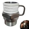 Creative Spark Plug Coffee Cup With Handle Coffee Mug Drinkware Reusable Insulated Water Cup For Household Office