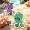 huaqianguhh Dancing Octopus Baby Toys, Electric Crawling Toy with Voice Playback, One-Click Repeat, Light & Music Automatic Obstacle Avoidance, Parent