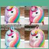 Cute Cartoon Unicorn Childrens Backpack With Eva Material And Padded Straps For School