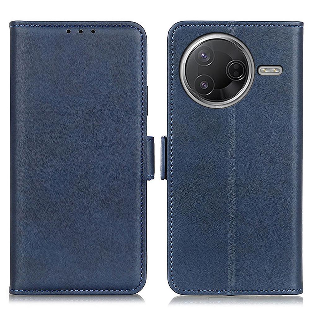 PU Leather Case For Xiaomi Poco F7 Pro 5G/F7 Ultra 5G/Redmi K80 Pro 5G/K80 5G Stand Cowhide Texture Phone Cover