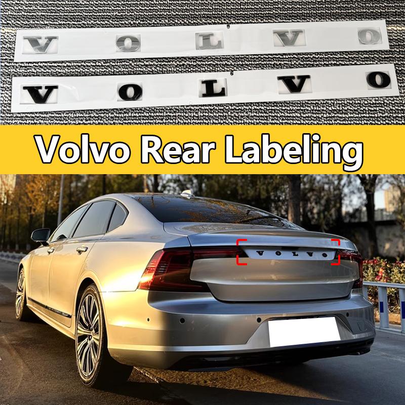 Volvo Emblema de Letras para Carro Adesivos Metálicos para Porta-malas de Automóvel Para Volvo Xc60 Xc90 V40 V60 S60 V50 V90 S80 C40 XC40 V70 XC70 C30 C70 Rdesign