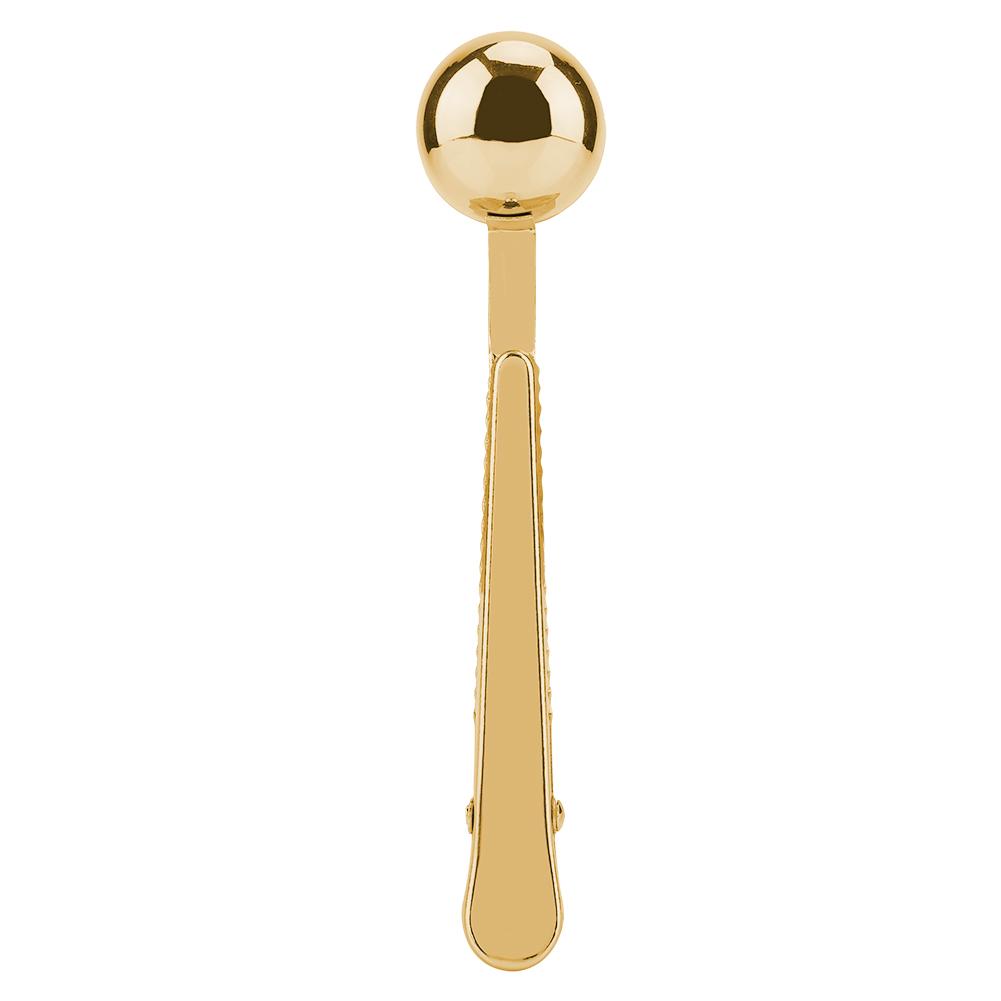 2 in 1 Multifunctional Coffee Spoon Stainless Steel Scoop with Sling Clamp Clip