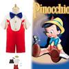 Nuovo Arrivo Costume Cosplay da Pinocchio per Ragazzi Set da Tre Pezzi Per Spettacolo Travestimento
