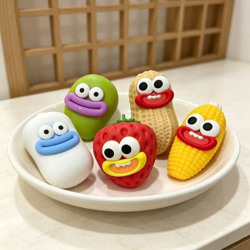 Shapable Crispy Soap Big Mouth Blocks Filled Squishy Funny Crunchy Peanut Student Prize