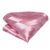 Bowtie for Men Solid Pink Bow Tie Plaid Silk Bowtie Set Handkerchief Cufflinks Checked Bows Self-Tied Tie
