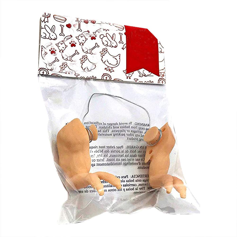 Kurczak Ramiona Gag Prezent Kostium Kurczaka Ramiona Zabawka dla Ptaka Kurczaka