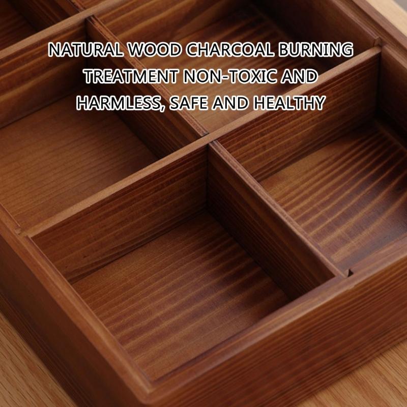 Stylish Candy Box Elegant Wood Dry Fruit Container with Cover for Living Room Elegant Snack Organizer for Household Use