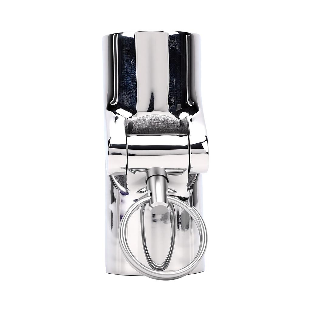 Boat Pipe Connector 25mm Stainless Steel Folding Swivel Coupling Tube Pipe Connector with Lock Pin for Yachts Speedboats