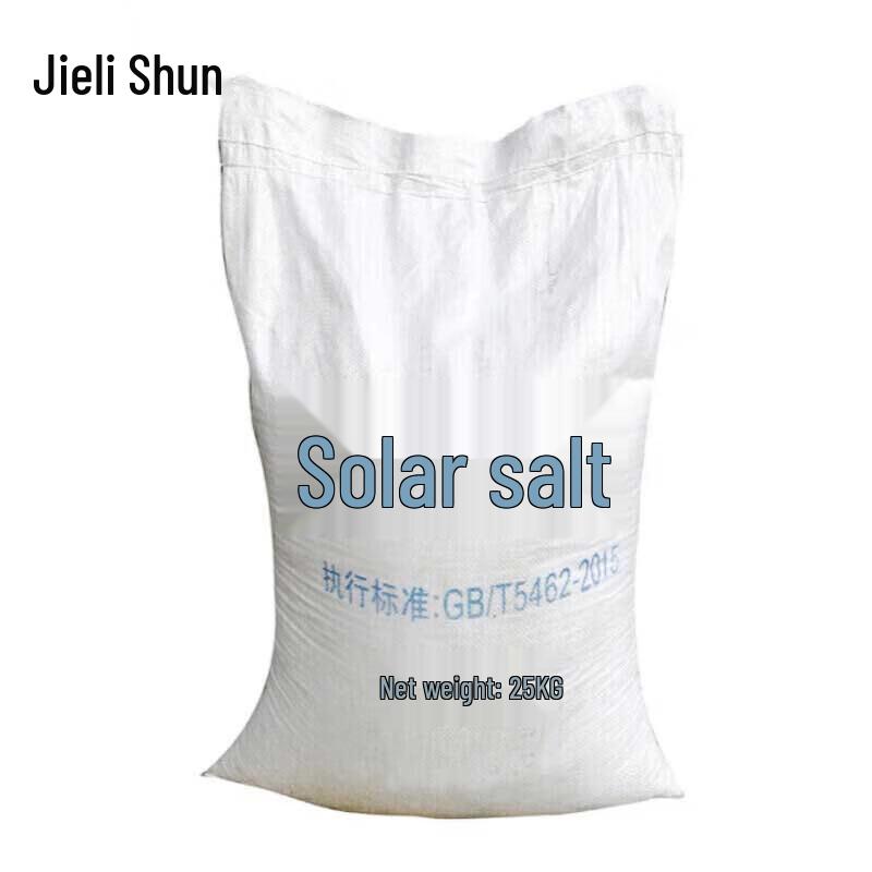 Jielishun Industrial Coarse Sea Salt Snowmelt Agent Fine Coarse Salt 25kg/bag