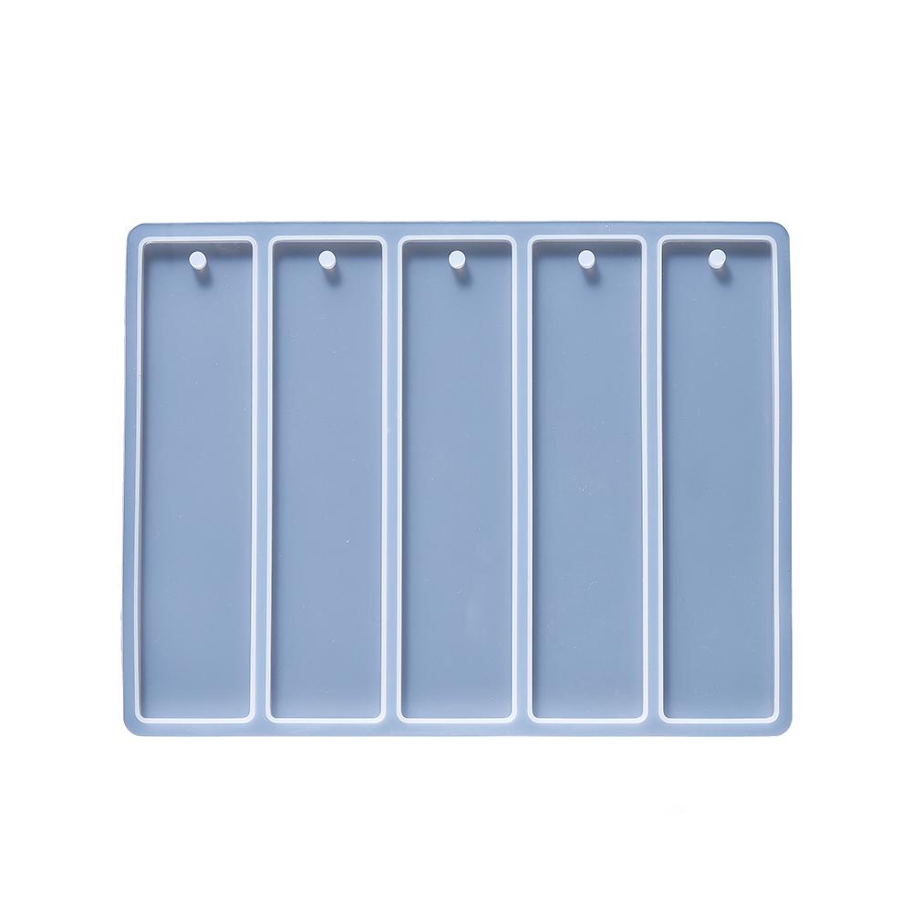 Bookmark Silicone Mold Rectangle Epoxy Resin Casting Mould for DIY Crystal Epoxy Resin Book Decoration Crafts Accessories