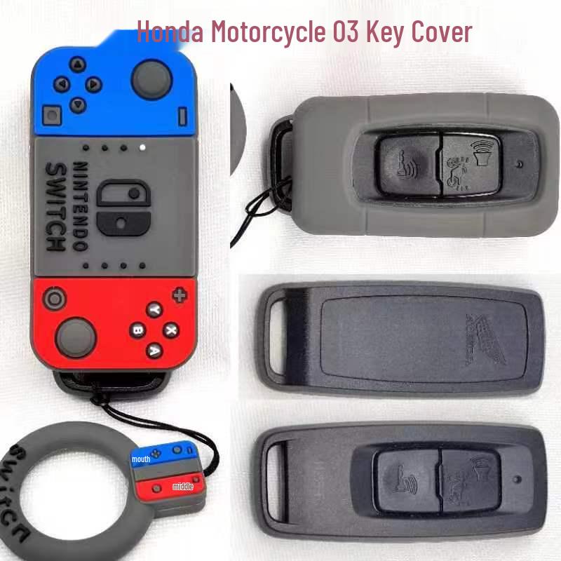 Cat Paw Cartoon Key Cover for Yamaha & Honda Motorcycles