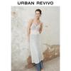 UR Women's Lace V-Neck Slip Maxi Dress