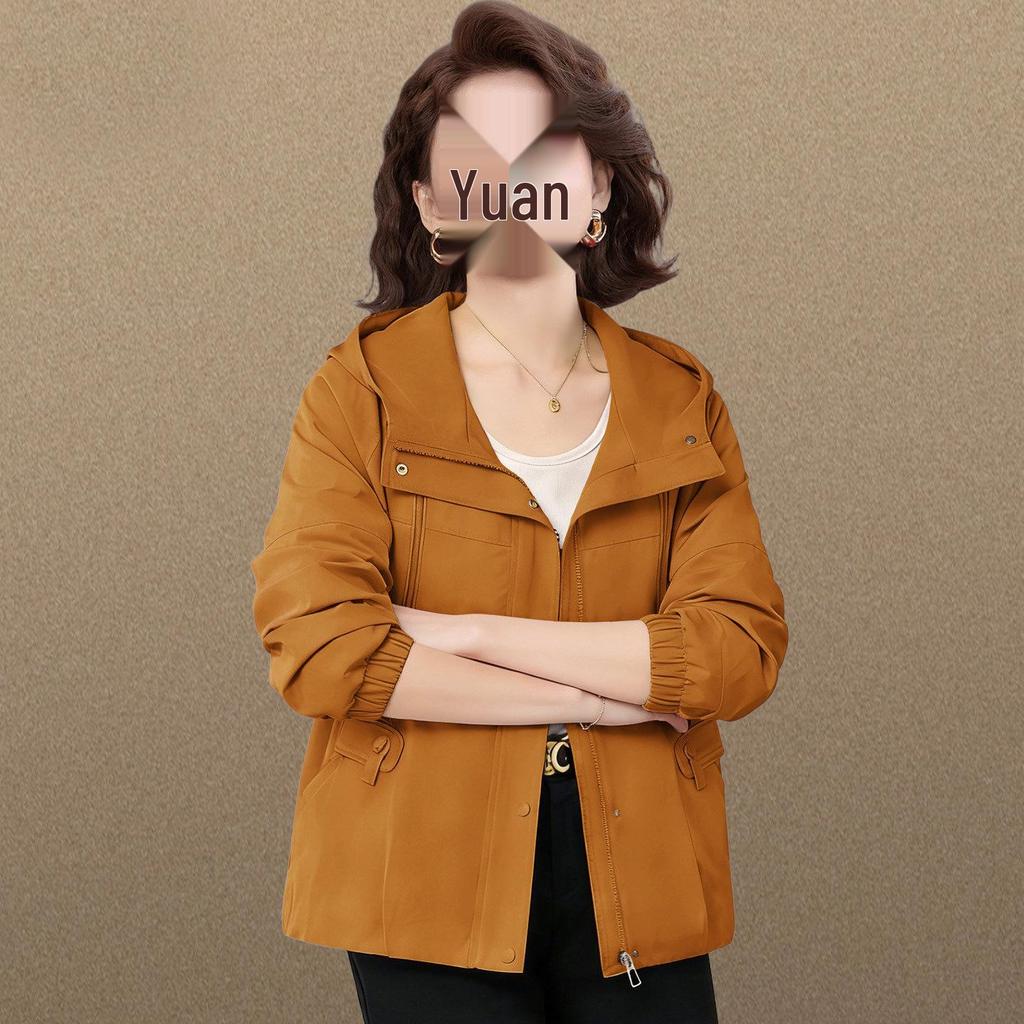 2026 Spring Jacket for Stylish Middle-Aged Women - Plus Size