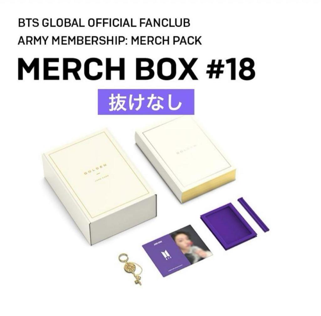 [USED] BTS MERCH BOX 18 Jungkook Jungkook Merch Box