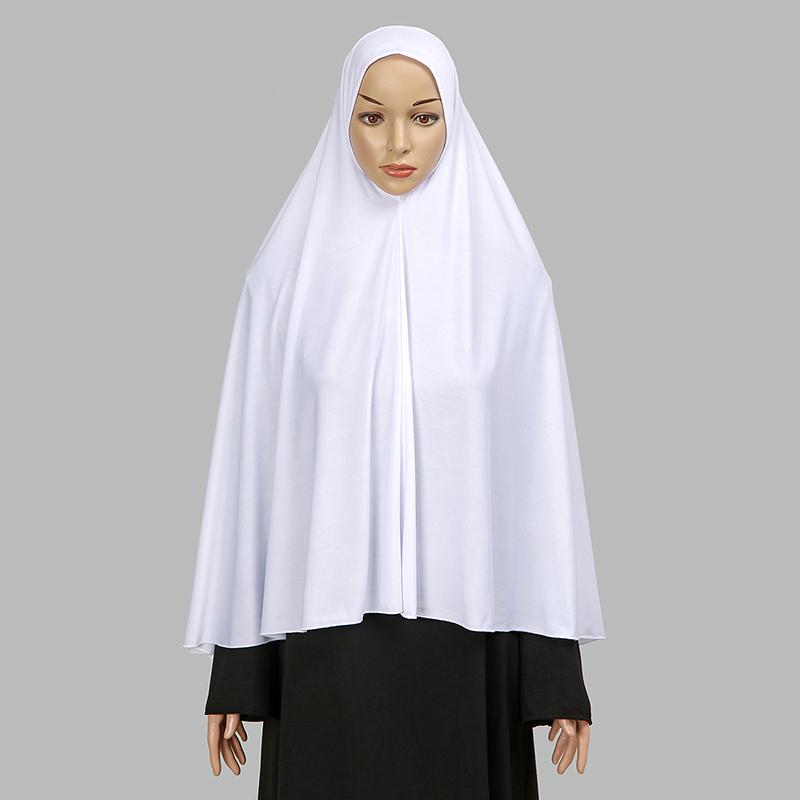 New Women Muslim Khimar Abaya Long Hijab Burqa Head Scarf Islamic Prayer Garment Overhead Turban Hijab Shawls Wraps Ramadan
