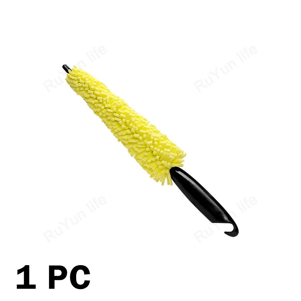 

5 шт. Скраб для автомобильных дисков Щетка для чистки колес Щетка для дисков и шин с пластиковой ручкой Портативные инструменты для автодетейлинга Мойка Чистка