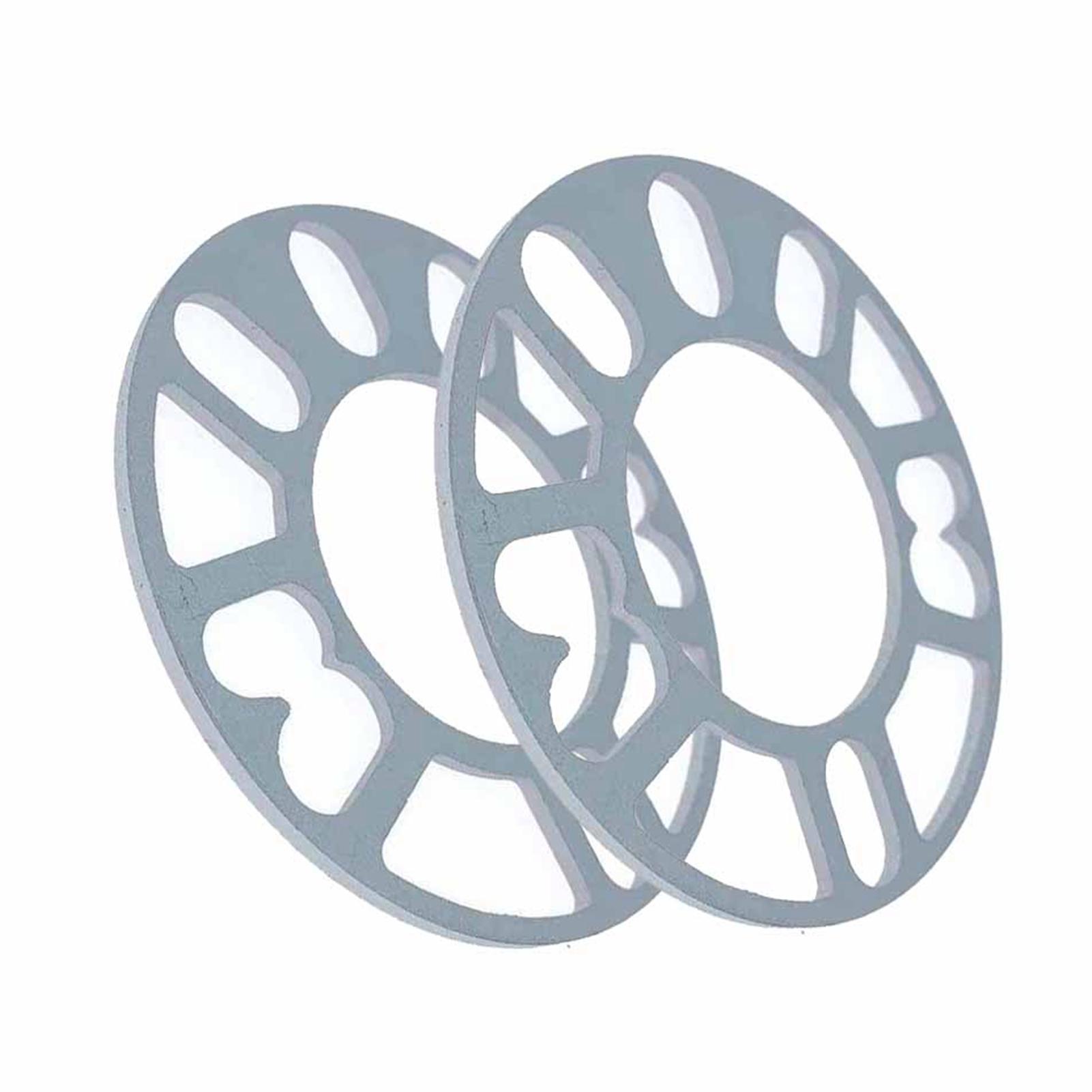 

2Pcs 8mm Thickness Wheel Hub Spacer Flange Hub Centric ET Gasket Aluminum Alloy Universal for Cars
