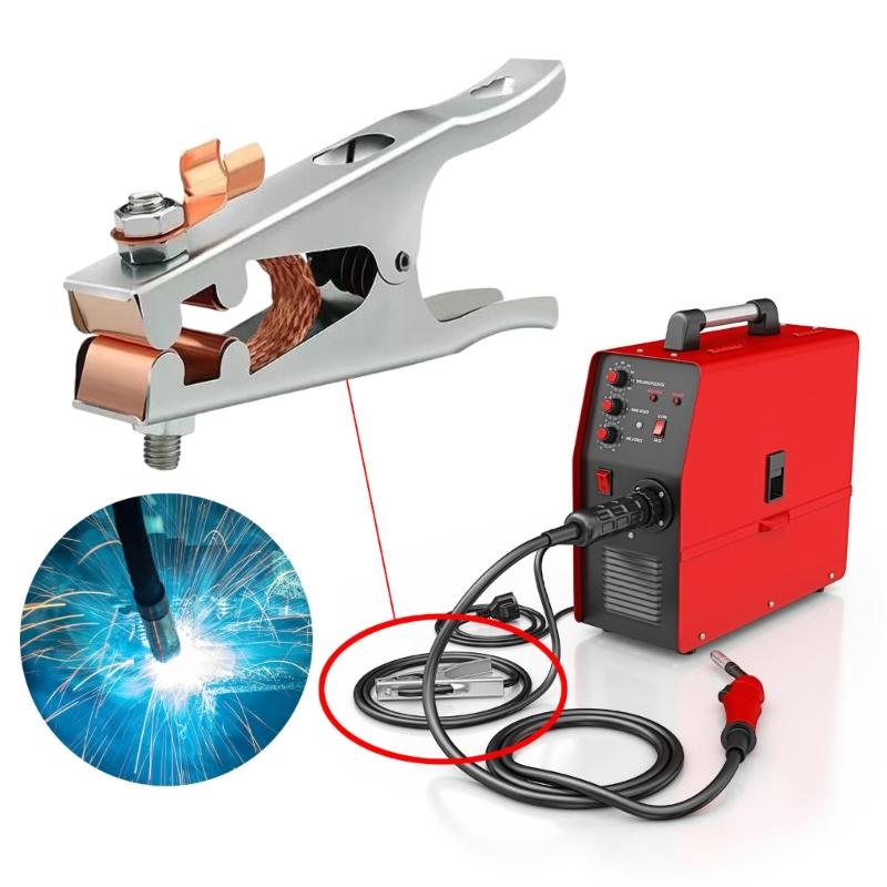 300A 500A 1000A Ground Clamp Welding Electrode Holder Earth Clamp Electrode Clamp Welder Machine Tool Cable Clip Tool