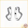 Sparkling Infinity Heart Stud Fashion Earrings 925 Sterling Silver Women  Fashion  Boutique Gift Anniversary Birthday Gift