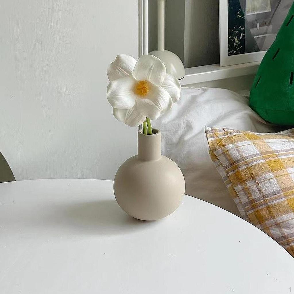 Ceramic Flower Vase Decorative Floral Arrangement Storage Pot Plant for Entryway