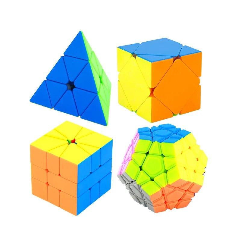 Set Megaminx Skew Pyraminx 3x3 SQ1 Pyramid SQ-1 MoYu Puzzle Cuburi Magice Pătrat 1 Stranger Form Cubing Classroom Cubos Megico Kit