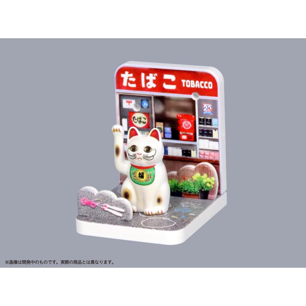 M.I.C. DIG Puripla Petit Studio Maneki Neko Fuku's Walkway Vol.1 Pre-Painted Snap-Fit Plastic Model Kit Miniature Lucky Cat
