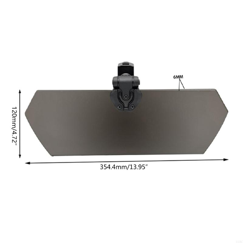 UTV Sun Visor Universal UTV Accessory Anti-Glare Polarized Sun Protections Visors Fit 1.5''-2'' Roll Bar UTV Sun Visors