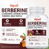 Berberine Cinnamon Cayenne Pepper Turmeric Milk Thistle Capsules 120 Count 1200mg — Plant-Based Formula, Daily Wellness, Nutritional Support