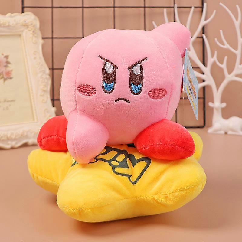 Anime Kirby Plush Toy Kawaii Cute Pink Cartoon Soft Stuffed Animal Doll Fluffy Pillow Home Decor Birthday Gift for Kids
