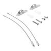 Furniture Anchors Stainless Steel Adjustable Enhanced Safety Anti Tip Furniture Wall Anchor