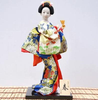 Gejša japonské kimono panenka loutka mořské plody sushi obchod restaurace vyzdobit nástroj roztomilá hračka ozdoba ozdoby dárky řemesla 1-28
