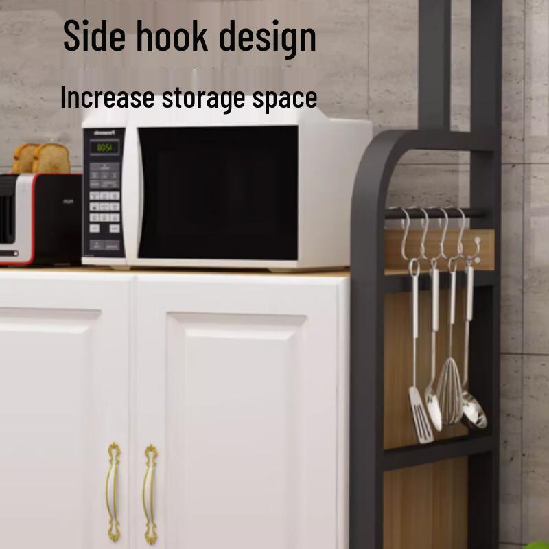 BeiYing Multi-functional Kitchen Storage Rack with Microwave Shelf