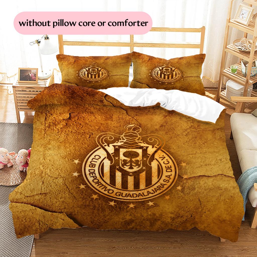 Guadalajara Pattern Bedding Quilt Set Home Decoration Gift (1 * duvet cover + 2 * pillowcase without core)