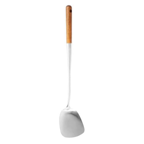 MAKIVI Wok Spatula, 17-inch Spatula for Wok, Stainless Steel Wok Spatula