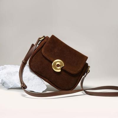 Francuska torba na ramię w stylu retro, letnia nowa torebka damska Niche Texture Frosted, torba typu crossbody z krowiej skóry