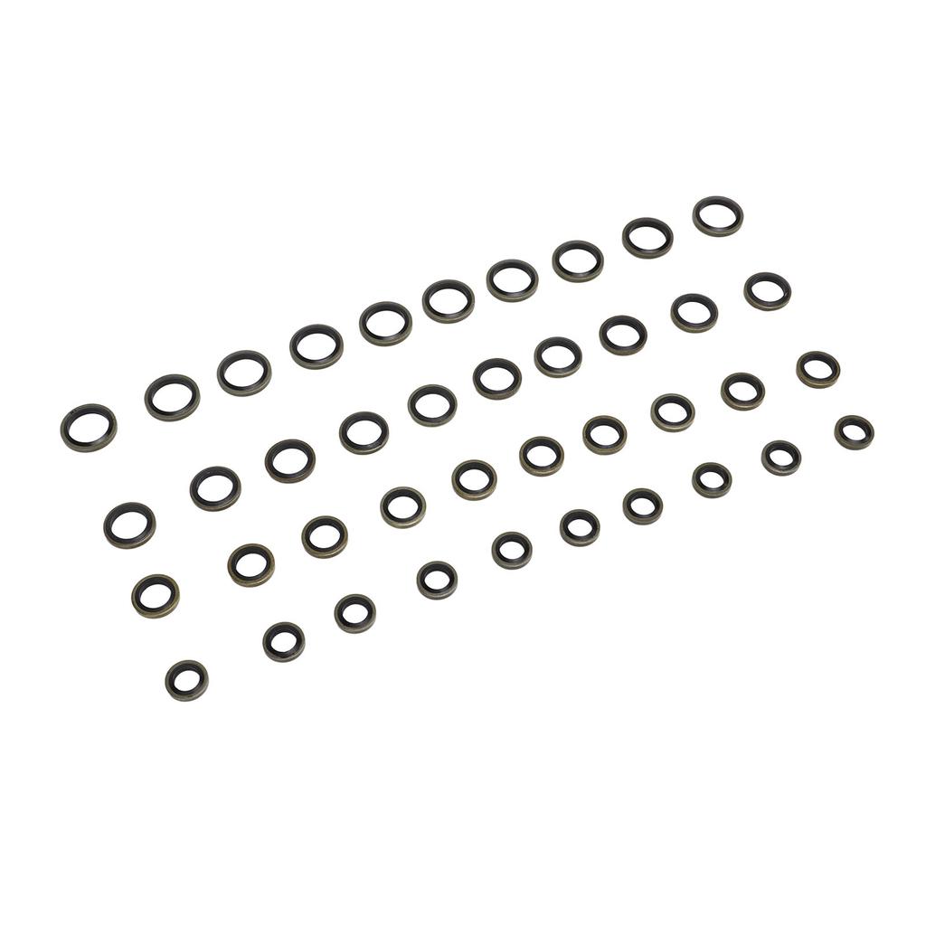 40 Pcs Banjo Bolt Fuel Sealing Washers 3918188 8mm 10mm 12mm 14mm Fuel Line Seals Plate Washers