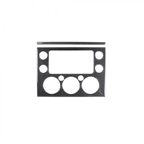Carbon Fiber Interior Climate Console Cover Trim For Toyota FJ Cruiser 2007-14