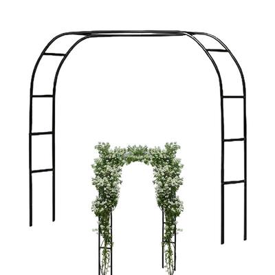 Metall Gartenbogen Rankgitter 100 Zoll Große Größe Robuster Stahlrahmen Gartenbogen Mit Gotischem Stil Hochzeitsbogen Blumen Rankgitter