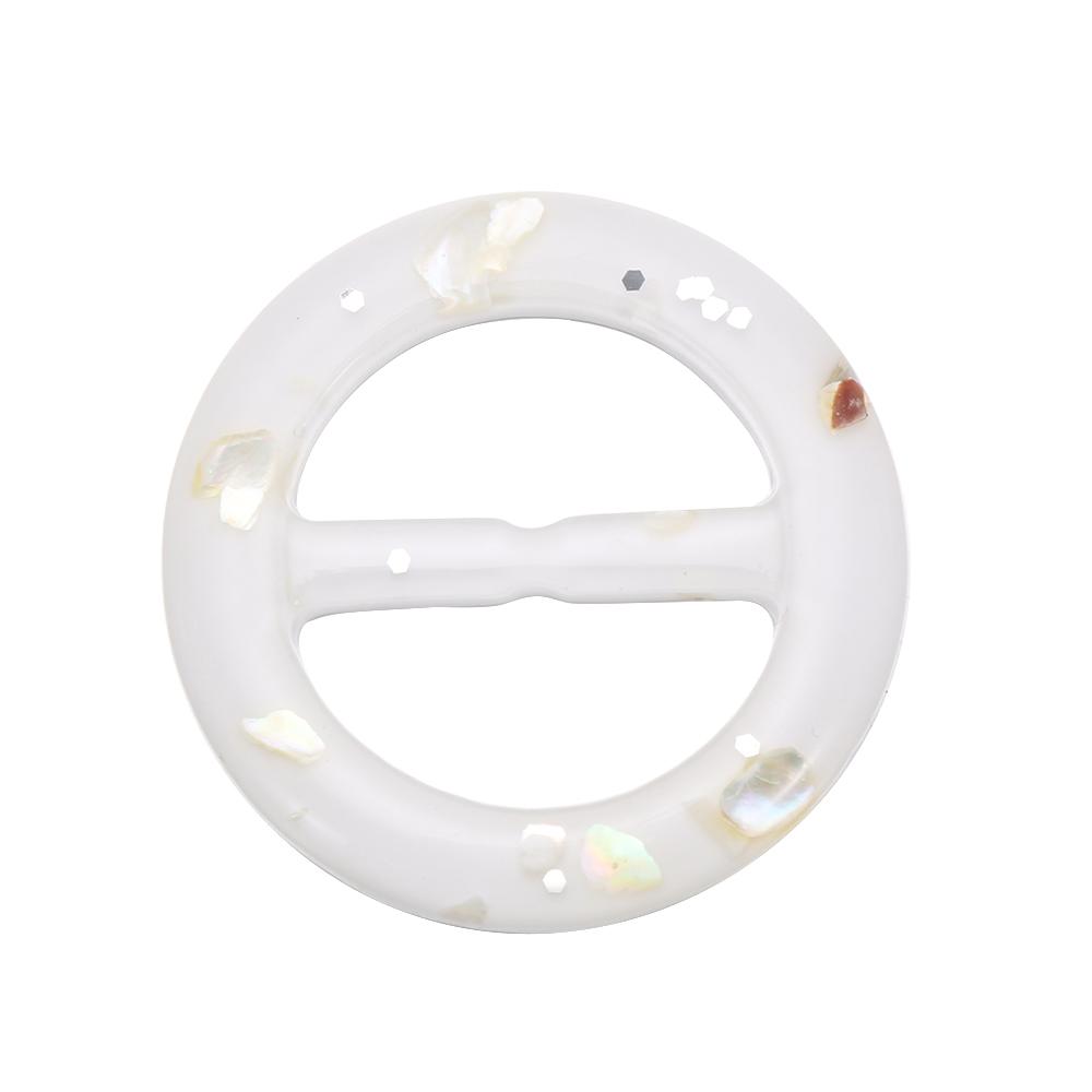 Round Round Belt Buckle Fashion Ladies Silk Buckle Scarf Clips Ring T-shirt Clips Shirt Button Coat Waist Button Clothing Decor