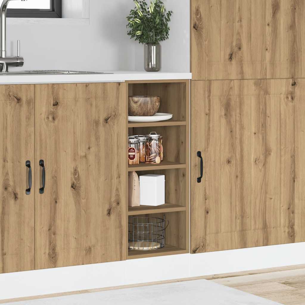 Vidaxl Kast, Artisan Eiken, 30X44,5X81,5 Cm, Materiaal Houtachtig