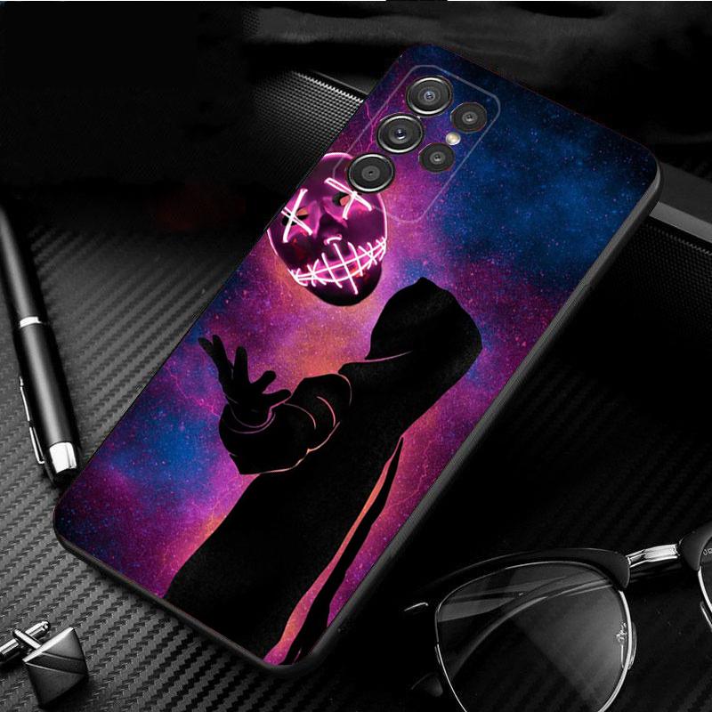 Devil Bad Boy Mask Guy Phone Case For Samsung S25 S24 S23 S22 S21 S20 Ultra S20 S22 S21 S10E S20 FE S24 Plus Funda