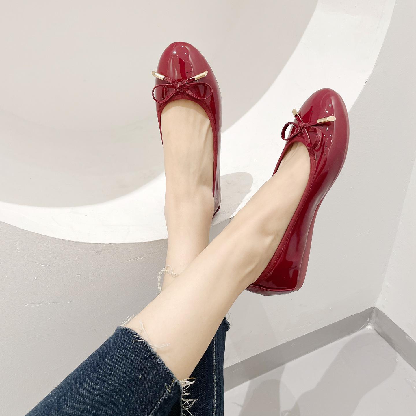 Одиночные туфли Женские туфли на плоской подошве Мягкая повседневная обувь большого — фото 11