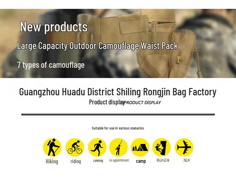 Outdoor Radfahren & Laufen Hüfttasche - Eng anliegend, Tragbar, Mehrzweck Sport- & Bergsteigerzubehör