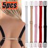 1-5 Stück Damen Verstellbarer BH-Trägerhalter All Match Unsichtbare Rutschfeste Schultergurte Gürtelschnallen Unterwäsche Lingerie Verlängerung