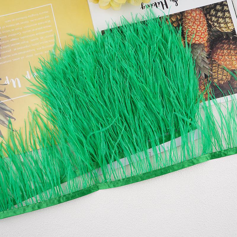 1M 10-13Cm Ostrich Feather Fringed Jewelry Handicrafts Clothing Decorative Accessories