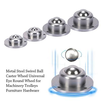 Furniture Carbon Steel Nylon Steel Swivel Ball Caster Wheel Eye Round Wheel Mini Swivel Wheels