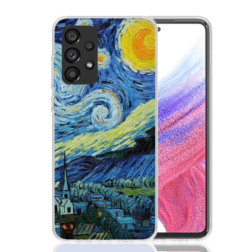 Van Gogh Oil Art Painting Case Phone Cover for Samsung Galaxy A17 A16 A15 A14 A13 A56 A55 A54 A53 A36 A35 A34 A33 A26 A25 A24 A2
